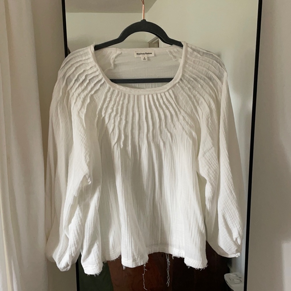 NWOT muslin linen top